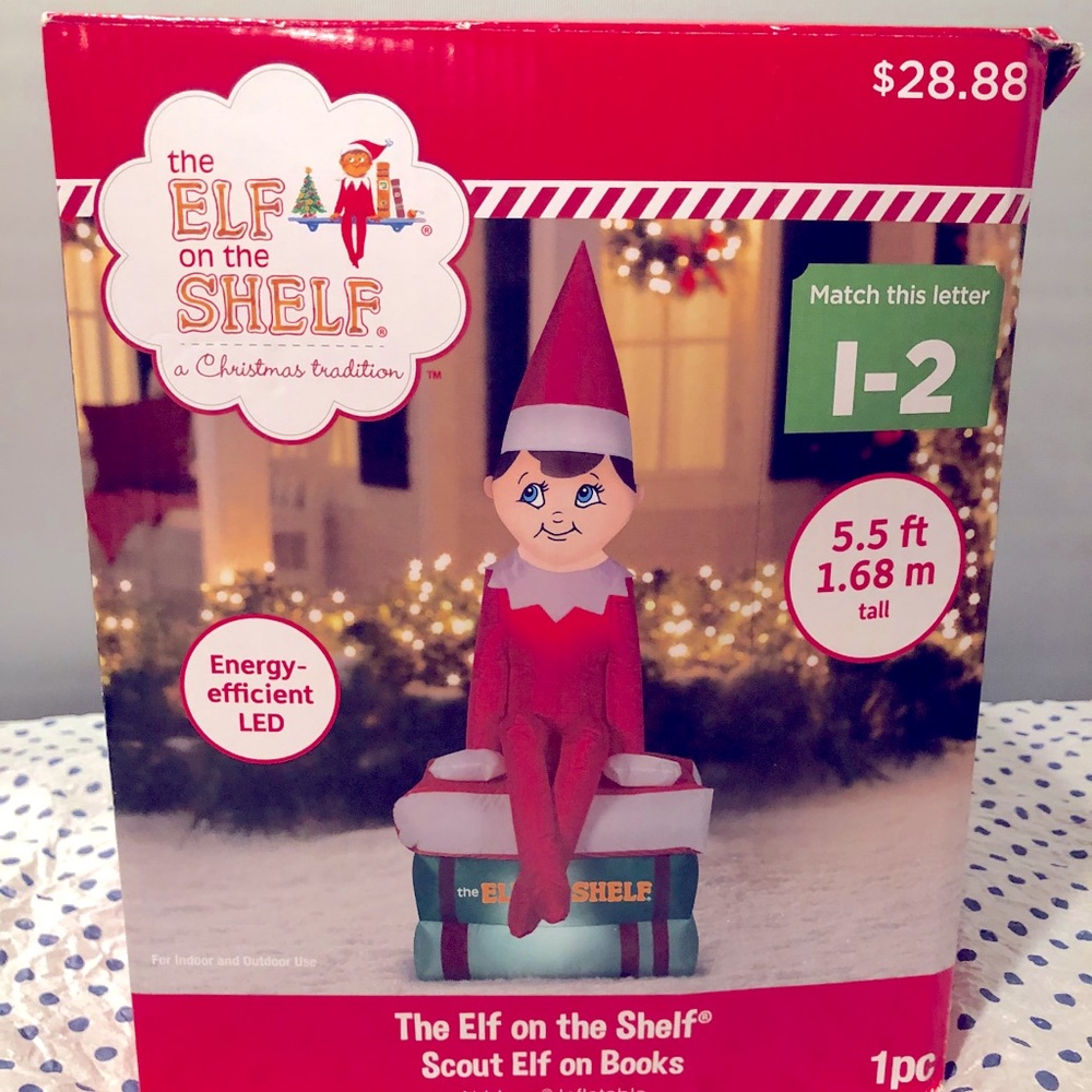 Elf on the Shelf inflatable